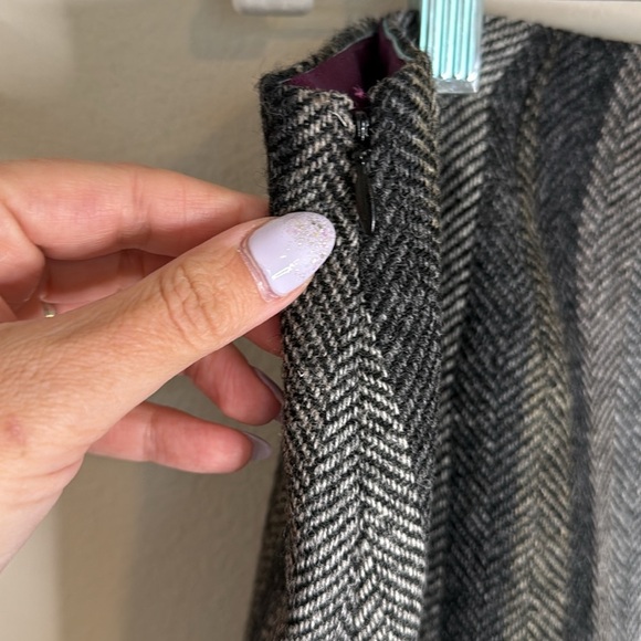 Boden British Tweed by Moon Mini Skirt Size 14 Academia Preppy - Picture 2 of 5